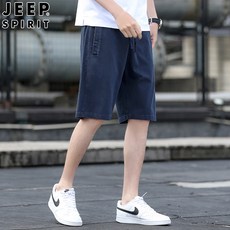 JEEP SPIRIT 지프 스피릿 반바지 남자 여름 새로운 남성 반바지 느슨한 스포츠 캐주얼 디자인 패션 트렌드 남성 반바지 7020