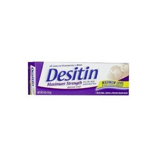 데시틴 Desitin Original Zinc Oxide 기저귀 발진 연고 튜브 4온스2팩 220352, 데시틴 Desitin Original Zinc Oxid, 2개