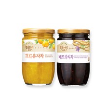 복음자리 유자차480g+배도라지차470g, 1세트