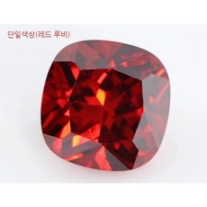 가열되지 않은 7.15cts 천연 보석 레드 루비 10x10mm 스퀘어 컷 보석 스리랑카 vvs