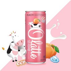 오라떼캔 피치맛, 240ml, 15개