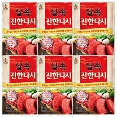 CJ 제일제당 다시다 실속진한다시, 2kg, 6개
