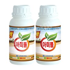 모두싹 아미플 500ml 2개 뿌리발근제 아미노산 풀빅산 미량요소 토양개선 비료 영양제