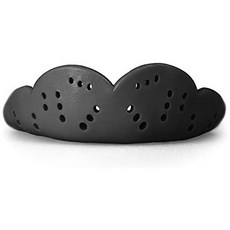 SISU Max 2.4mm 스포츠 마우스 가드 축구 하키 라크로스 복싱 청소년 성인을위한 맞춤 맞춤 착용, Charcoal Black_One Size, Charcoal Black