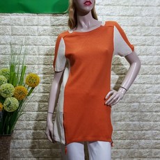 베네통 옆트임 지퍼 배색 니트 BAKP06241