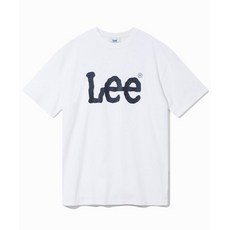 국내매장판 LEE [22SS] 빅 트위치 로고 티셔츠 White LE2202ST01WH