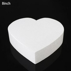 하트육각형스퀘어라운드 모양의 케이크 거품 금형 더미 주방 연습, 1개