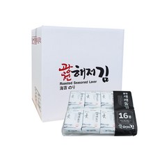 광천해저김 재래돌김16단도시락김(4g)-64봉, 1세트