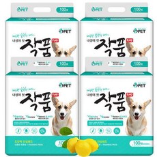  작품 강아지 대용량 배변패드 400매 
