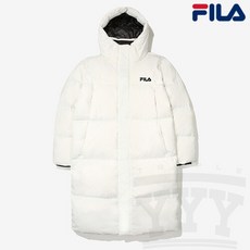 휠라 유니 에센셜 구스 롱다운 FS2DJE4103X OWH