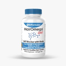 DrFormulas 헤어오메가 헤어 비타민 DHT 블락커 서플리먼트 90캡슐, 1개, 90정