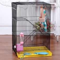케이지 슈가글라이더 친칠라 패키지 집 다람쥐 간이 다람쥐 케이지, 3단 세트 1 마왕 다람쥐 케이지
