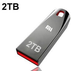 샤오미 금속 USB 3.0 플래시 드라이브 고속 펜드라이브 휴대용 SSD 메모리 USB 플래시 디스크 TYPE-C 어댑터 2TB 1TB 512GB, 6) 2TB-mi grer