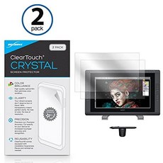 [해외직구]BoxWave Wacom Cintiq 22HD Touch DTH-2200 Screen Protector [ClearTouch Crystal (2-Pack)], Crystal Clear 2Pack, 1개