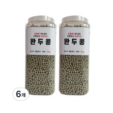 영양만점 대한농산 통에담은 완두콩 식이섬유풍부 1.8kg 6개