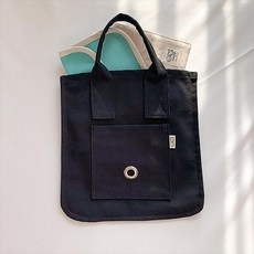  [개달당] 똥추 배변봉투 강아지 블랙캔버스 산책가방, 상세 설명 참조, 1 