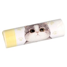 고양이 팬 가방 드로우 스트링 쓰레기 박스 라이너 일회용 폐기물 가방 중간 크기, 58x35, 1개