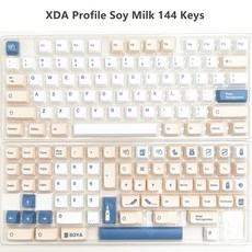 RGB키보드 GMK 두유 플라스틱 아이스버그 EVA PBT 염료 승화 키캡 Mx 스위치 게임용 기계식 키보드 XDA