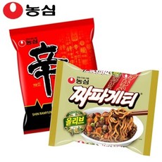 농심() [농심(주)][농심] 신라면 15봉 + 올리브 짜파게티 (총30봉)