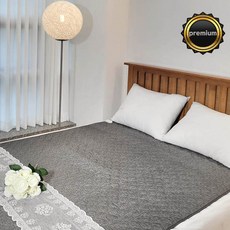 한일 탄소매트 카본매트 전자파 없는 전기매트, 그레이, 더블 185x135cm