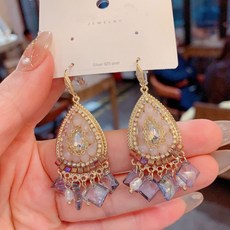 보헤미안 수제 술 귀걸이 여성 스러움 국가 스타일 패션 귀걸이 2022 새로운 유행 모든 경기 귀걸이