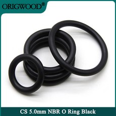 NBR O 링 니트릴 고무 가스켓 두께 CS 5mm OD 15 170mm 블랙 라운드 O 타입 부식 방지 오일 씰링 와셔 10