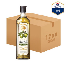 사조 해표 올리브유 900ml X 12병 식용유