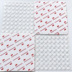실리콘 투명 논슬립 미끄럼방지 고무패드 스티커 원형 8mm 100p, 상세페이지 참조, 1개