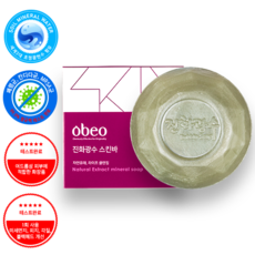 쏘일미네랄 오베오 진화광수 피부자극0.00% 스킨바 올인원 클렌징비누