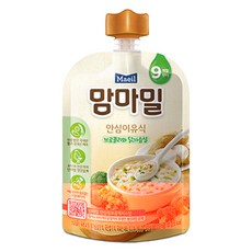 맘마밀 매일 안심이유식 9개월부터, 브로콜리와 닭가슴살, 10개, 100g