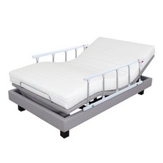 MOVITA [전동 침대] 모션베드 RX-950 모음 (침대가드+매트리스), RX-950 (사이드레일/던롭 라텍스엔 매트리스 포함) 패브릭-그레이
