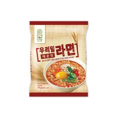 우리밀로 만든 우리밀 라면 매운맛 115g X 4, 4개