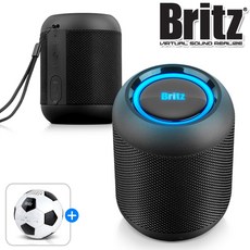 브리츠 BZ-MV400 블루투스 휴대용 스피커 LED 방수 자전거 라이딩 C타입충전 캠핑용 고출력 사운드 AUX 케이블