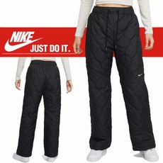 나이키 정품 우먼 우먼 NSW 에센셜 HR오픈헴 퀼팅 팬츠 [FB 8723-010] 나이키우먼팬츠 여성긴바지 패딩바지 나이키퀼팅팬츠