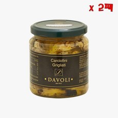 davoli Carciofini Grigliati Grilled Artichokes 다볼리 카르초피니 그리글리아티 그릴드 아티초크 280g 2팩, 2개