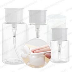 펌프공병 디스펜서 200ml 리무버 멘다 공용기 네일, 1개 - 리무버멘다