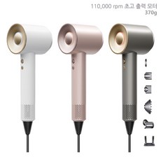 EcafHtronEht 차이슨 파워풍량 전문가용 이온 헤어 드라이어 차이슨 드라이기 항공모터드라이기 1600W, 핑크