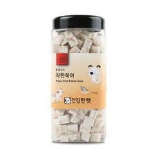 건강한펫 강아지 동결건조간식 착한북어 120g, 1개