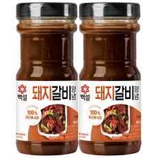 백설 돼지갈비 양념, 840g, 2개