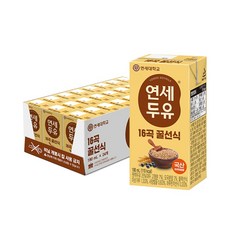 연세두유 16곡 꿀선식 두유 24팩