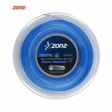 존스 테니스스트링 폴리모 헥스플루전17 (육각) 1.23mm, 블루, 1개