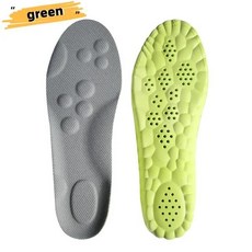 마사지 스포츠 깔창 발 러닝 바구니 신발 삽입 밑창 아치 지지, 39-40 255mm, 4.그린 1 pair