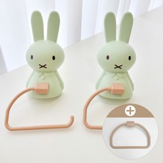 화장실 휴지걸이 욕실 화장지걸이 어린이집 유아 휴지홀더 유치원 두루마리 걸이 1+1, 네오민트+민트, 1개