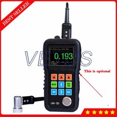 도막측정기 2.4 컬러 oled 디스플레이 페인트 코팅 a/b 스캔 초음파 두께 게이지 유리 금속 두께 측정기 UM, 한개옵션0