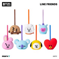 BT21 MINI SPEAKER캐릭터 7종 휴대용스피커미니스피커 블루투스 스피커, 슈키