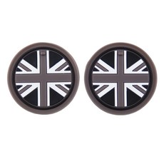 BMW Mini Countryman R60 WRC John Cooper Works LCI 컵 홀더 매트 충격 방지 실리카 젤 패드 용 미끄럼 방지 컵 매트, 스타일 B 2PCS