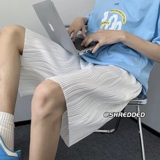 남자실크반바지