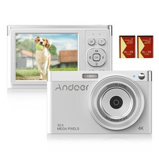 Andoer IPS 50MP 2.8인치 IPS패널 4K 디지털 카메라,