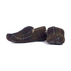 BARBOUR MEN'S BARBOUR MONTY HOUSE SLIPPERS 032455 / MSL0001 Classic Tartan