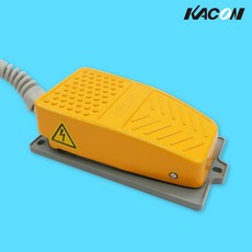HRF-MD2Y 알미늄 발판 스위치 Push On 페달 풋 Foot Pedal Switch KACON, 1개